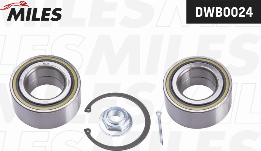 Miles DWB0024 - Wheel hub, bearing Kit autospares.lv