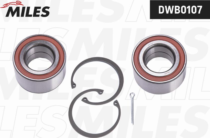 Miles DWB0107 - Wheel hub, bearing Kit autospares.lv