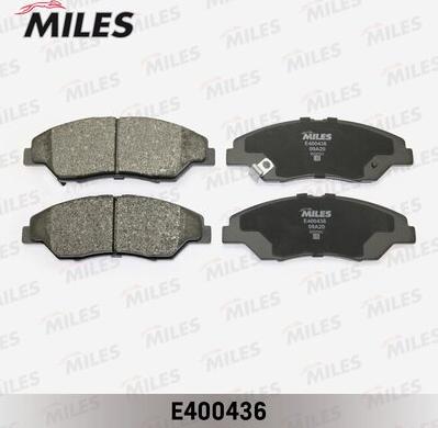 Miles E400436 - Brake Pad Set, disc brake autospares.lv