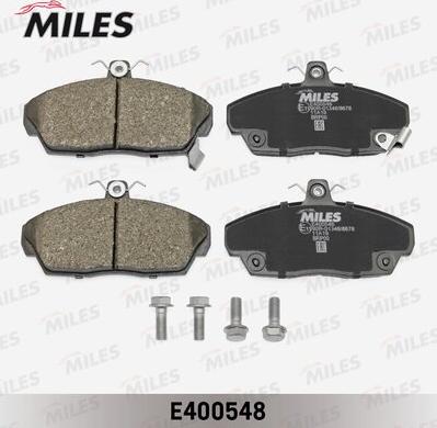 Miles E400548 - Brake Pad Set, disc brake autospares.lv