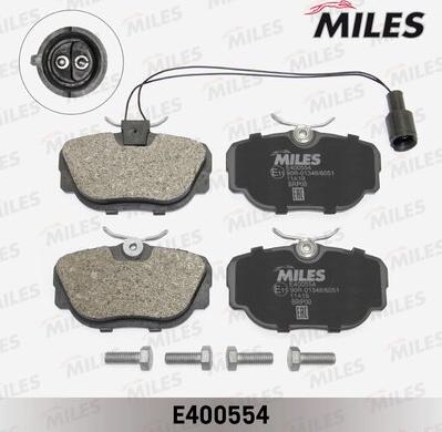 Miles E400554 - Brake Pad Set, disc brake autospares.lv