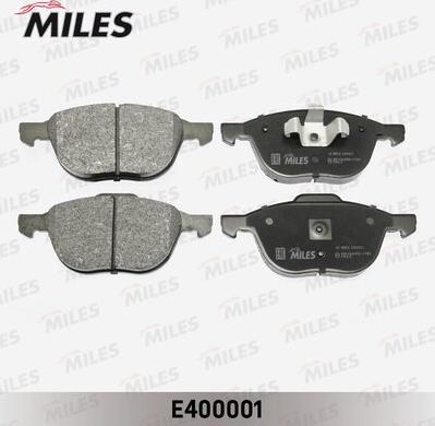 Miles E400001 - Brake Pad Set, disc brake autospares.lv