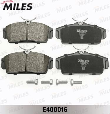 Miles E400016 - Brake Pad Set, disc brake autospares.lv