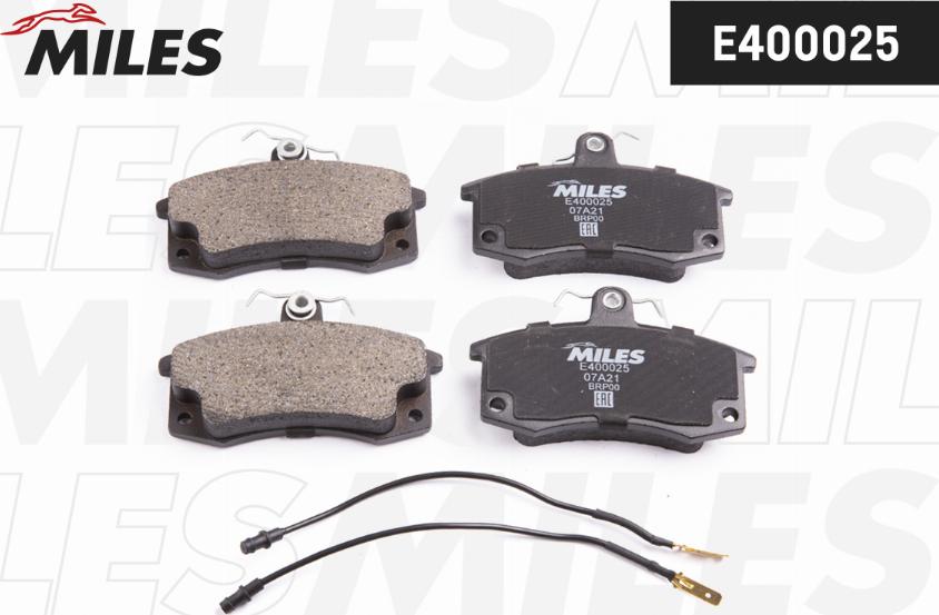 Miles E400025 - Brake Pad Set, disc brake autospares.lv