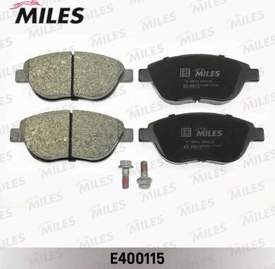 Miles E400115 - Brake Pad Set, disc brake autospares.lv