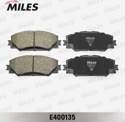 Miles E400135 - Brake Pad Set, disc brake autospares.lv