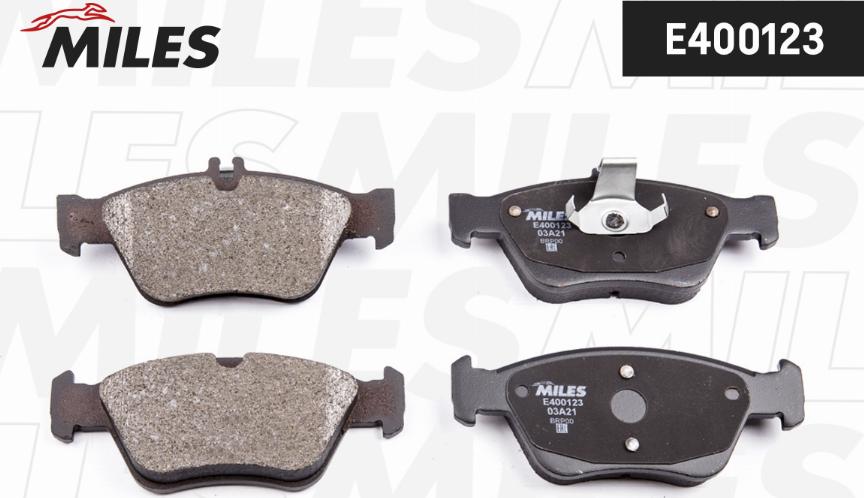 Miles E400123 - Brake Pad Set, disc brake autospares.lv