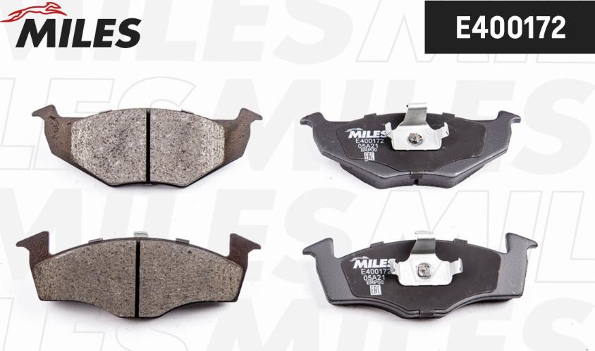 Miles E400172 - Brake Pad Set, disc brake autospares.lv