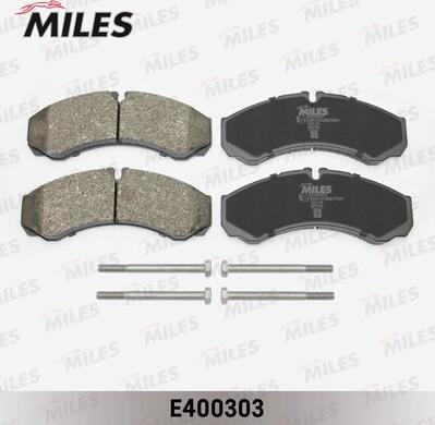 Miles E400303 - Brake Pad Set, disc brake autospares.lv