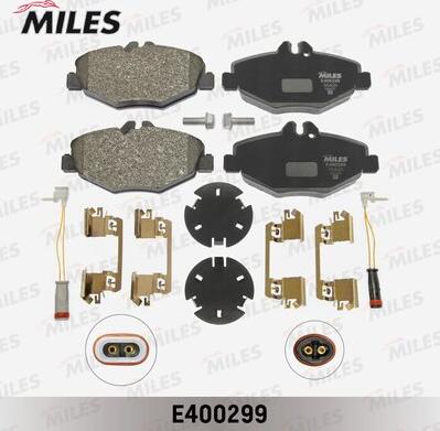 Miles E400299 - Brake Pad Set, disc brake autospares.lv