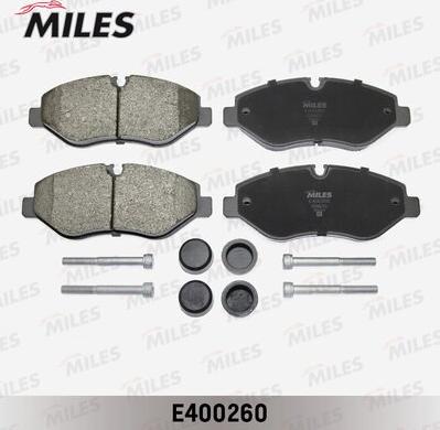 Miles E400260 - Brake Pad Set, disc brake autospares.lv