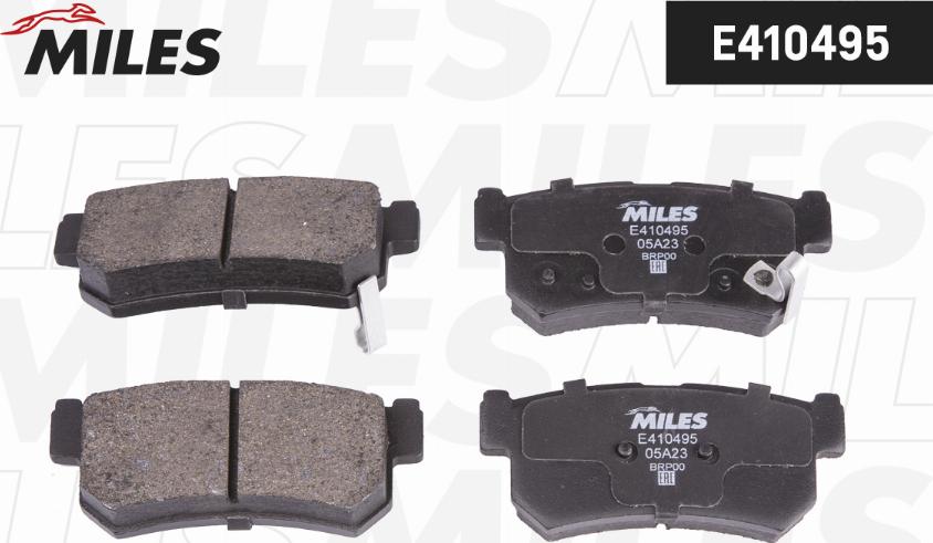 Miles E410495 - Brake Pad Set, disc brake autospares.lv