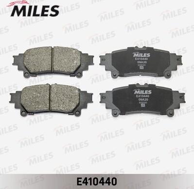 Miles E410440 - Brake Pad Set, disc brake autospares.lv