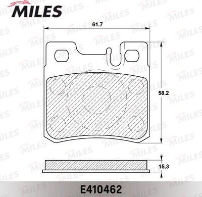 Miles E410462 - Brake Pad Set, disc brake autospares.lv