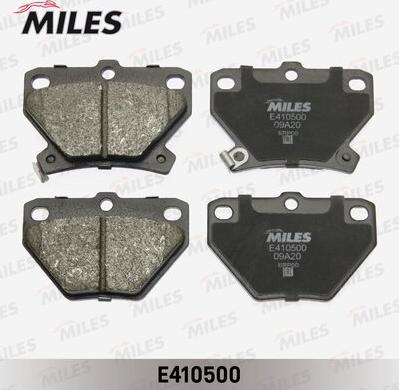 Miles E410500 - Brake Pad Set, disc brake autospares.lv