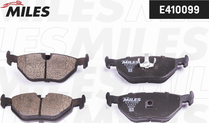 Miles E410099 - Brake Pad Set, disc brake autospares.lv