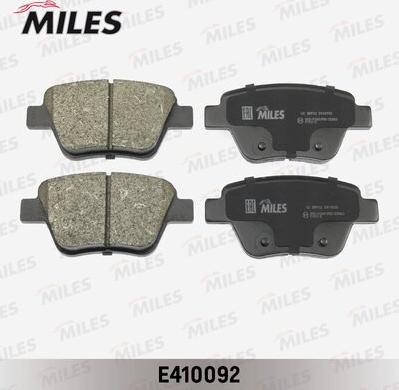 Miles E410092 - Brake Pad Set, disc brake autospares.lv