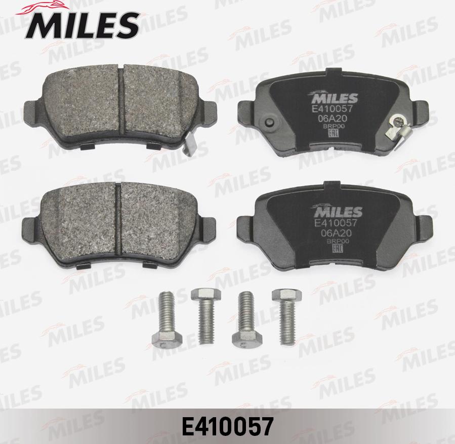 Miles E410057 - Brake Pad Set, disc brake autospares.lv