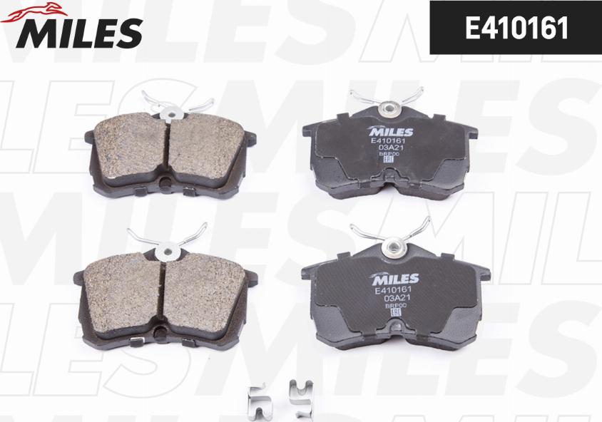 Miles E410161 - Brake Pad Set, disc brake autospares.lv