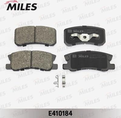 Miles E410184 - Brake Pad Set, disc brake autospares.lv