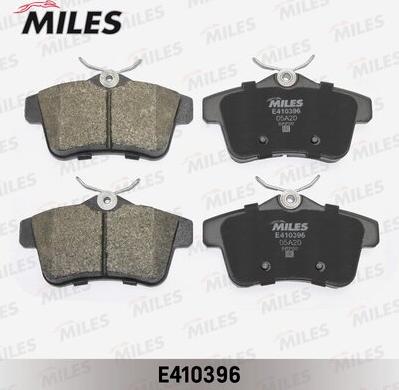 Miles E410396 - Brake Pad Set, disc brake autospares.lv