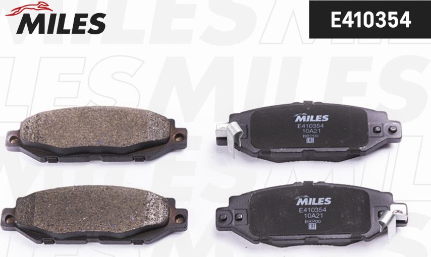 Miles E410354 - Brake Pad Set, disc brake autospares.lv