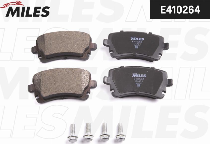 Miles E410264 - Brake Pad Set, disc brake autospares.lv