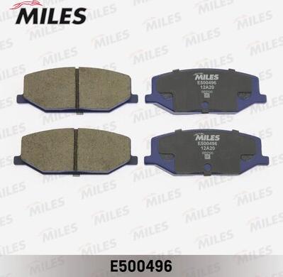 Miles E500496 - Brake Pad Set, disc brake autospares.lv