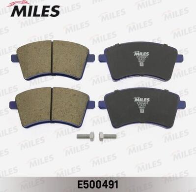 Miles E500491 - Brake Pad Set, disc brake autospares.lv