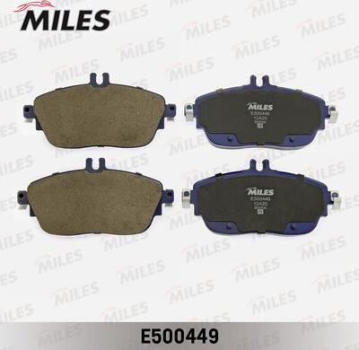 Miles E500449 - Brake Pad Set, disc brake autospares.lv