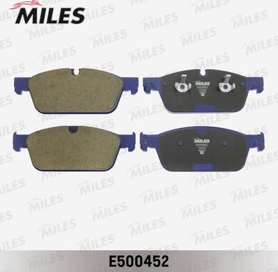 Miles E500452 - Brake Pad Set, disc brake autospares.lv