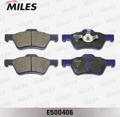 Miles E500406 - Brake Pad Set, disc brake autospares.lv