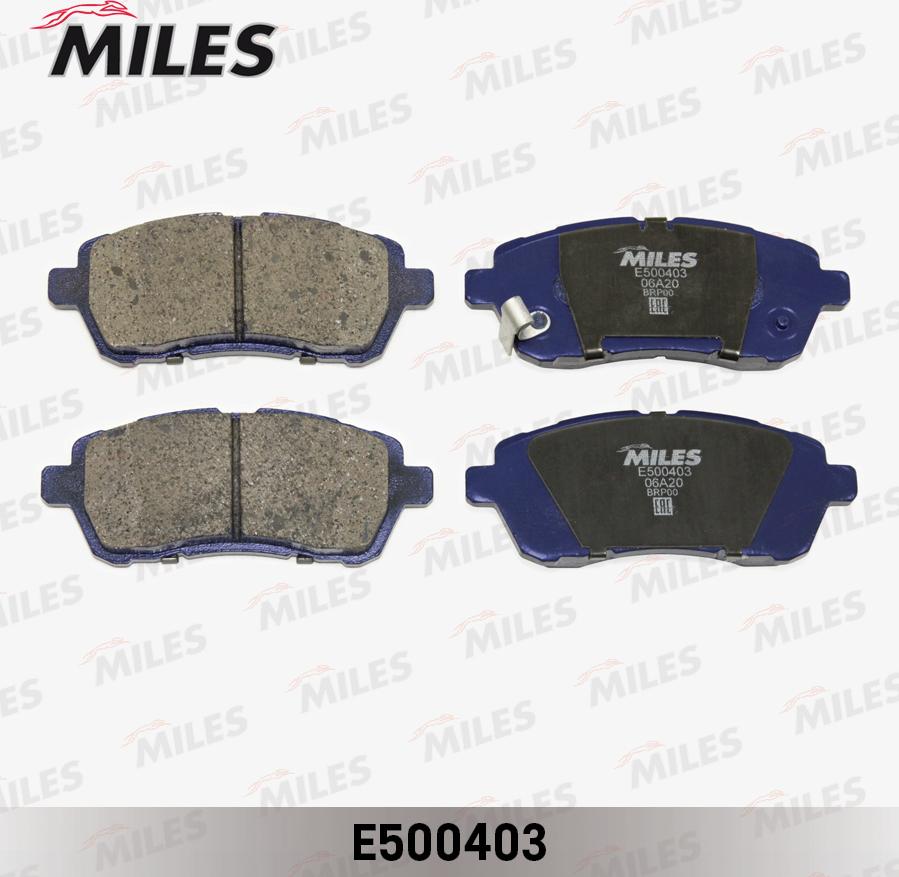 Miles E500403 - Brake Pad Set, disc brake autospares.lv