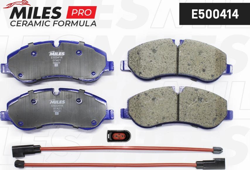 Miles E500414 - Brake Pad Set, disc brake autospares.lv