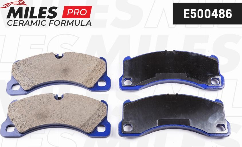 Miles E500486 - Brake Pad Set, disc brake autospares.lv