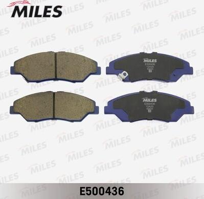 Miles E500436 - Brake Pad Set, disc brake autospares.lv