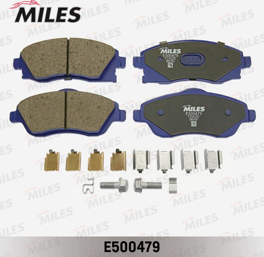 Miles E500479 - Brake Pad Set, disc brake autospares.lv