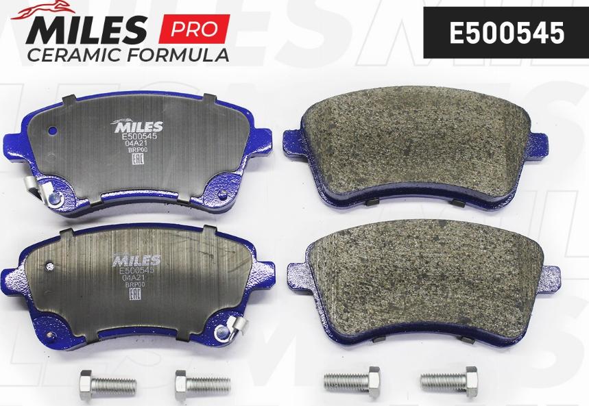 Miles E500545 - Brake Pad Set, disc brake autospares.lv