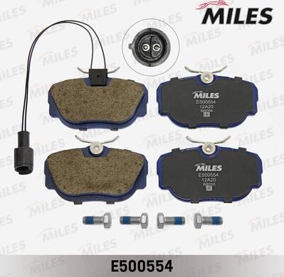 Miles E500554 - Brake Pad Set, disc brake autospares.lv