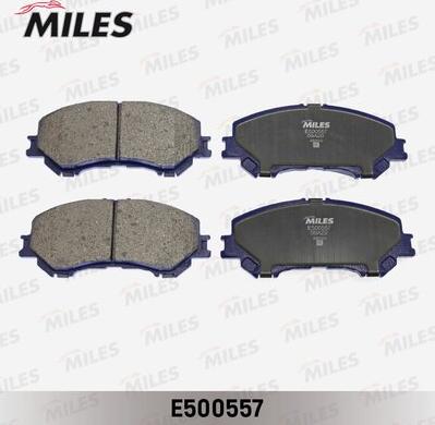 Miles E500557 - Brake Pad Set, disc brake autospares.lv