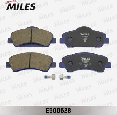 Miles E500528 - Brake Pad Set, disc brake autospares.lv