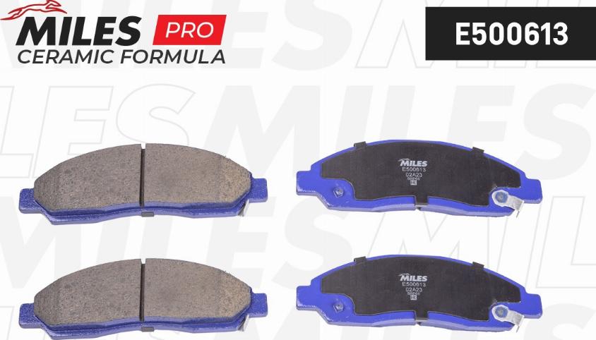 Miles E500613 - Brake Pad Set, disc brake autospares.lv