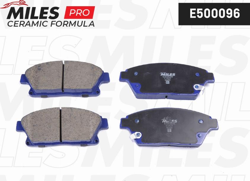 Miles E500096 - Brake Pad Set, disc brake autospares.lv