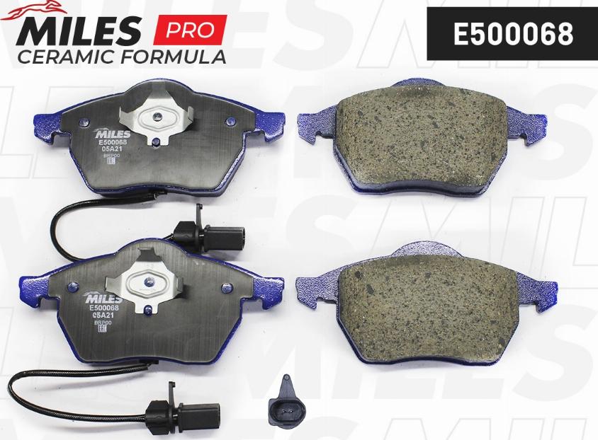 Miles E500068 - Brake Pad Set, disc brake autospares.lv