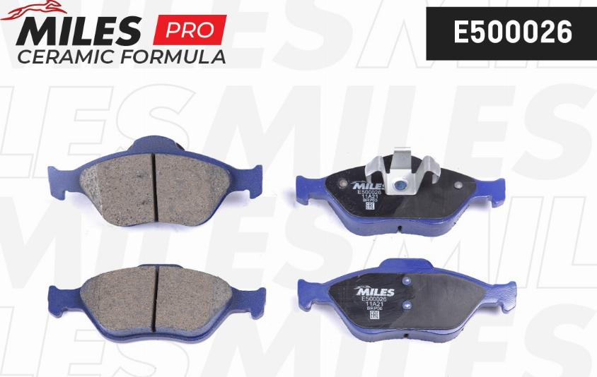 Miles E500026 - Brake Pad Set, disc brake autospares.lv