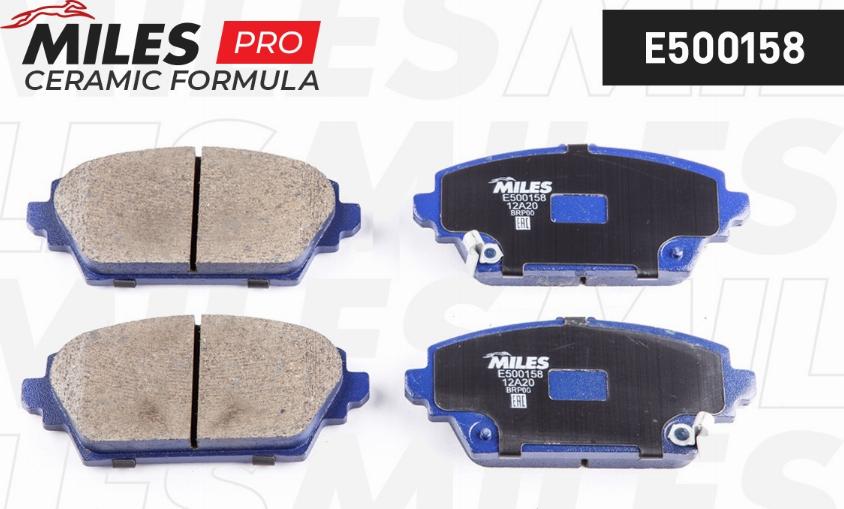 Miles E500158 - Brake Pad Set, disc brake autospares.lv