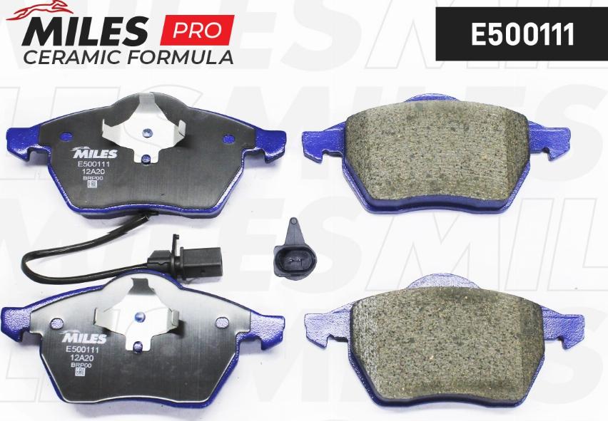 Miles E500111 - Brake Pad Set, disc brake autospares.lv