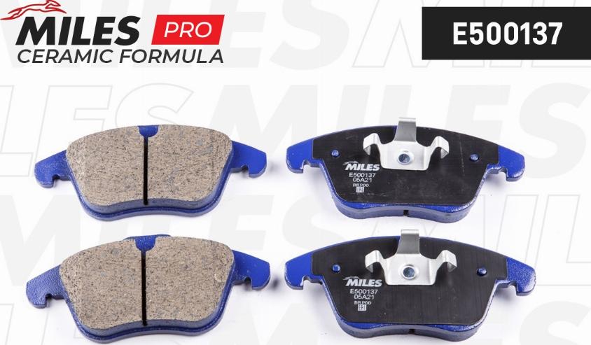 Miles E500137 - Brake Pad Set, disc brake autospares.lv