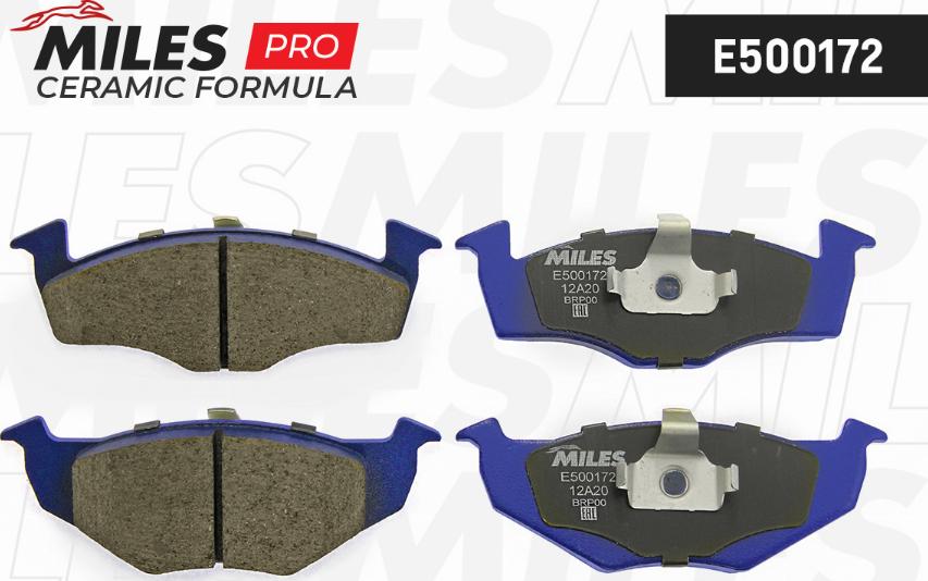 Miles E500172 - Brake Pad Set, disc brake autospares.lv