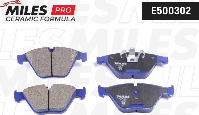 Miles E500302 - Brake Pad Set, disc brake autospares.lv